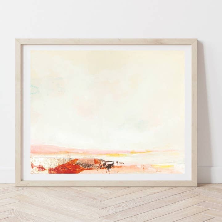 Red and Rose Gold Coastal Print for wholesale by Studio 77