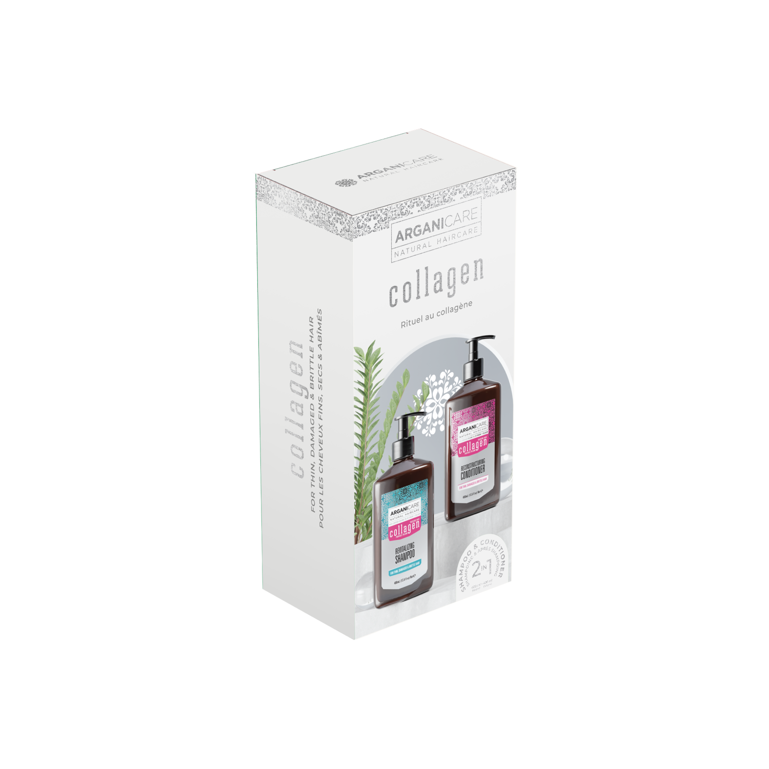 ARGANICARE – wholesale Schampo- och balsamset – Collagen schampo- och balsamset1