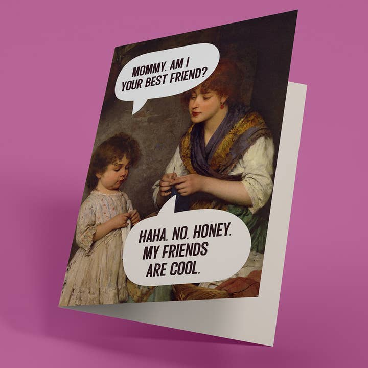 Soy una mamá guay - Tarjeta de cumpleaños divertida para adultos para venta al por mayor de Squirrel Friend Gifts