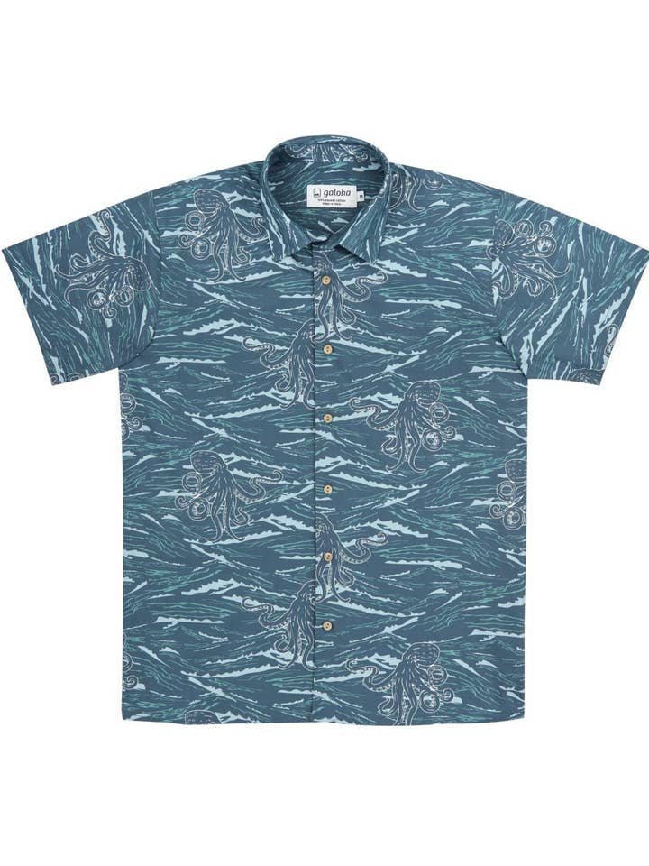 Chemise Galoha PULPO à motif pieuvre pour la vente par Galoha