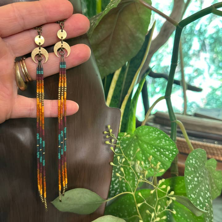 Dancing Willow - Wholesale Dangle Earrings - Harvest Heather Earrings1