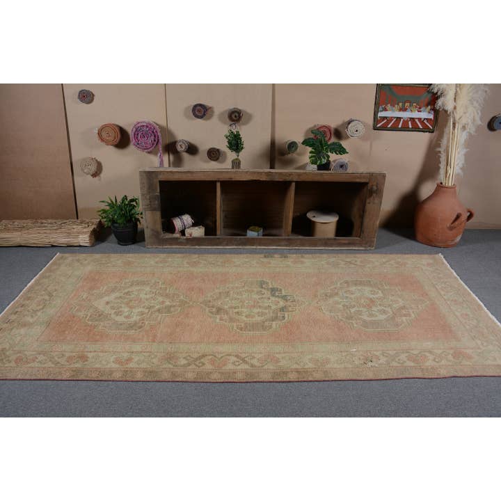 Classic Hand-Woven Wool Rug in Beige for wholesale by The Loom Wholesale