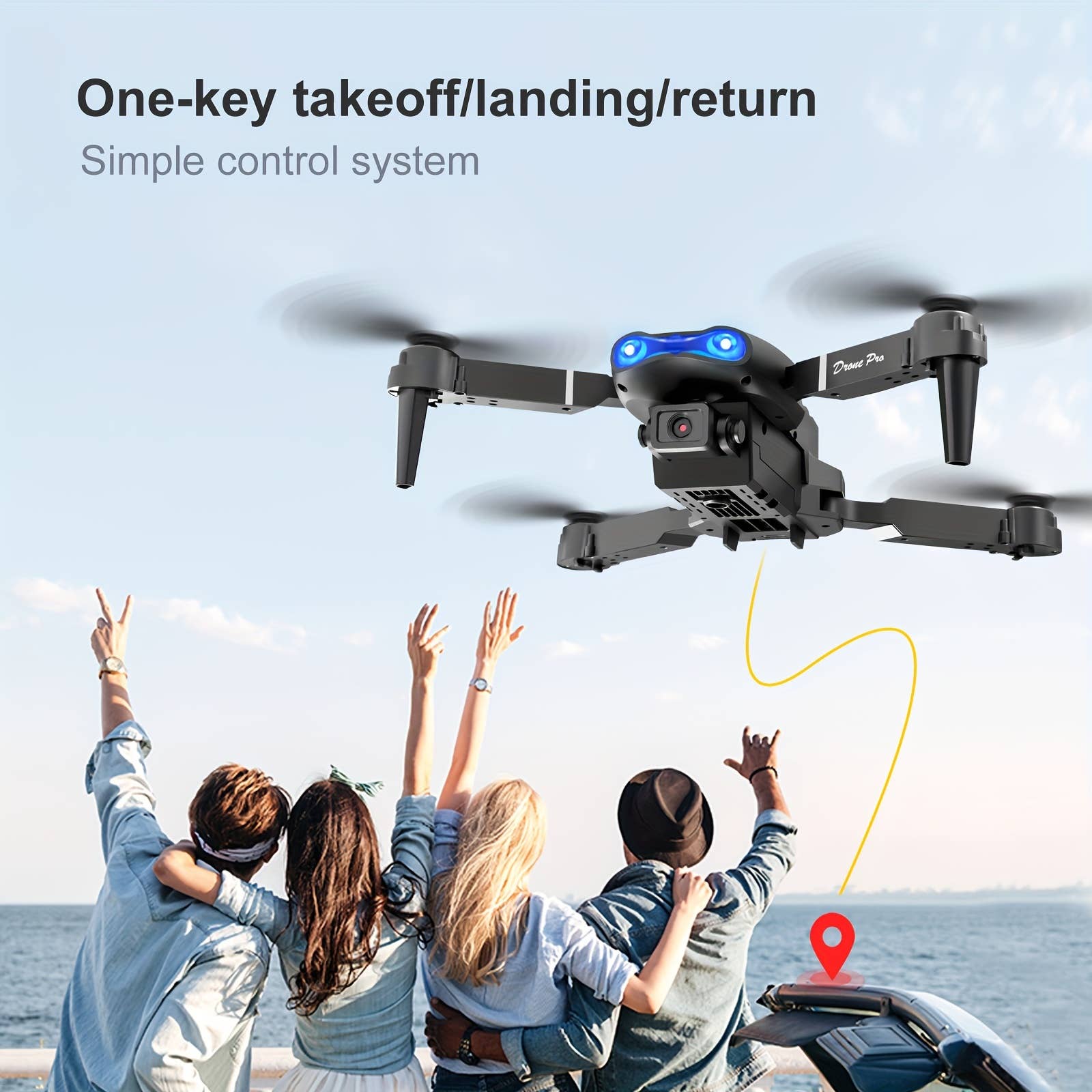 Shop Celino – Engroshandel Drone – E99 drone med dualkamera og foldbar fjernstyret RC-drone6