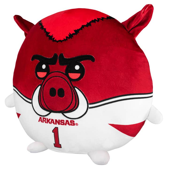 Uncanny Brands - Wholesale Stuffed/Plush Toy - Kids & Baby - Sleep Squad Arkansas Razorbacks Big Red 12" Mascot Kiri Cloud Plushie2