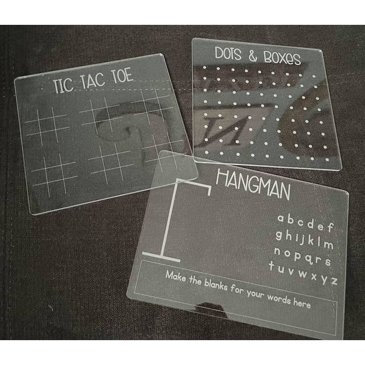 The Cracked Pig - Wholesale Board Game - Dry Erase Acrylic Game Boards | Reusable Game Boards