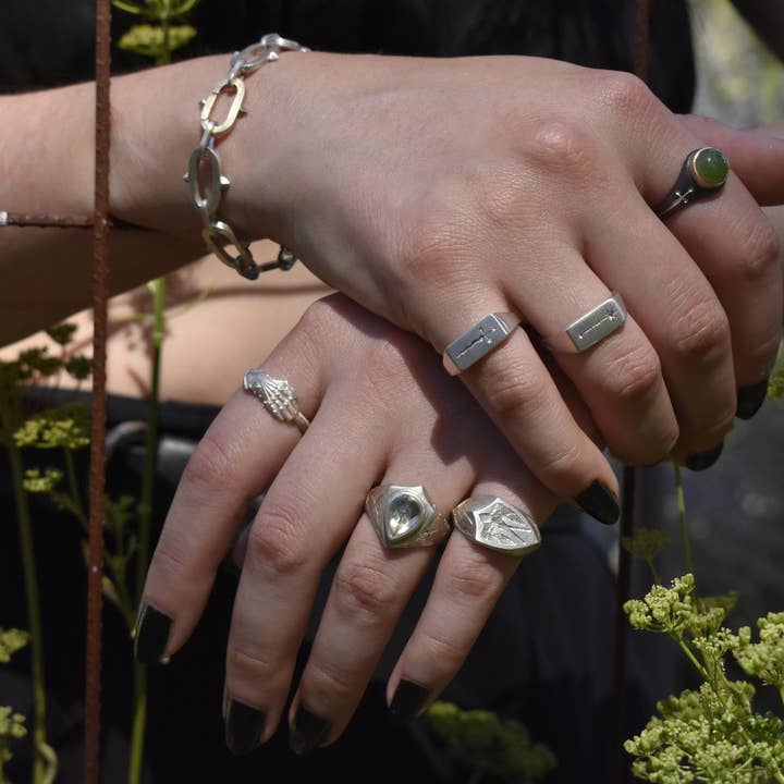 Morgaine Faye - Wholesale Cocktail/Statement Ring - Large Solemn Oath Ring8