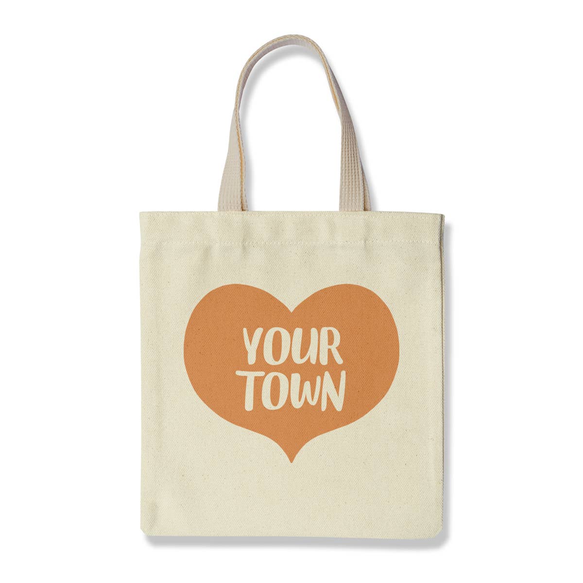 Rock Scissor Paper – Großhandel Tragetasche – Damen – Personalisierte City-Tragetasche — großes Herz mit Aufschrift „Name Drop“ -Design12