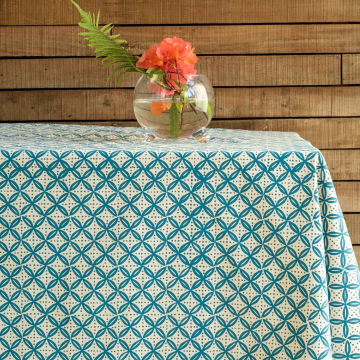 Rise Beyond the Reef - Venta al por mayor Manteles - Mantel estampado a mano, estampado Senibua, Wasawasa