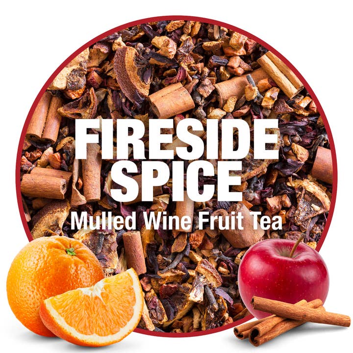 Fireside Spice Tea | Mulled Wine Fruit Tea | Seasonal Blend for wholesale by Tiesta Tea Company