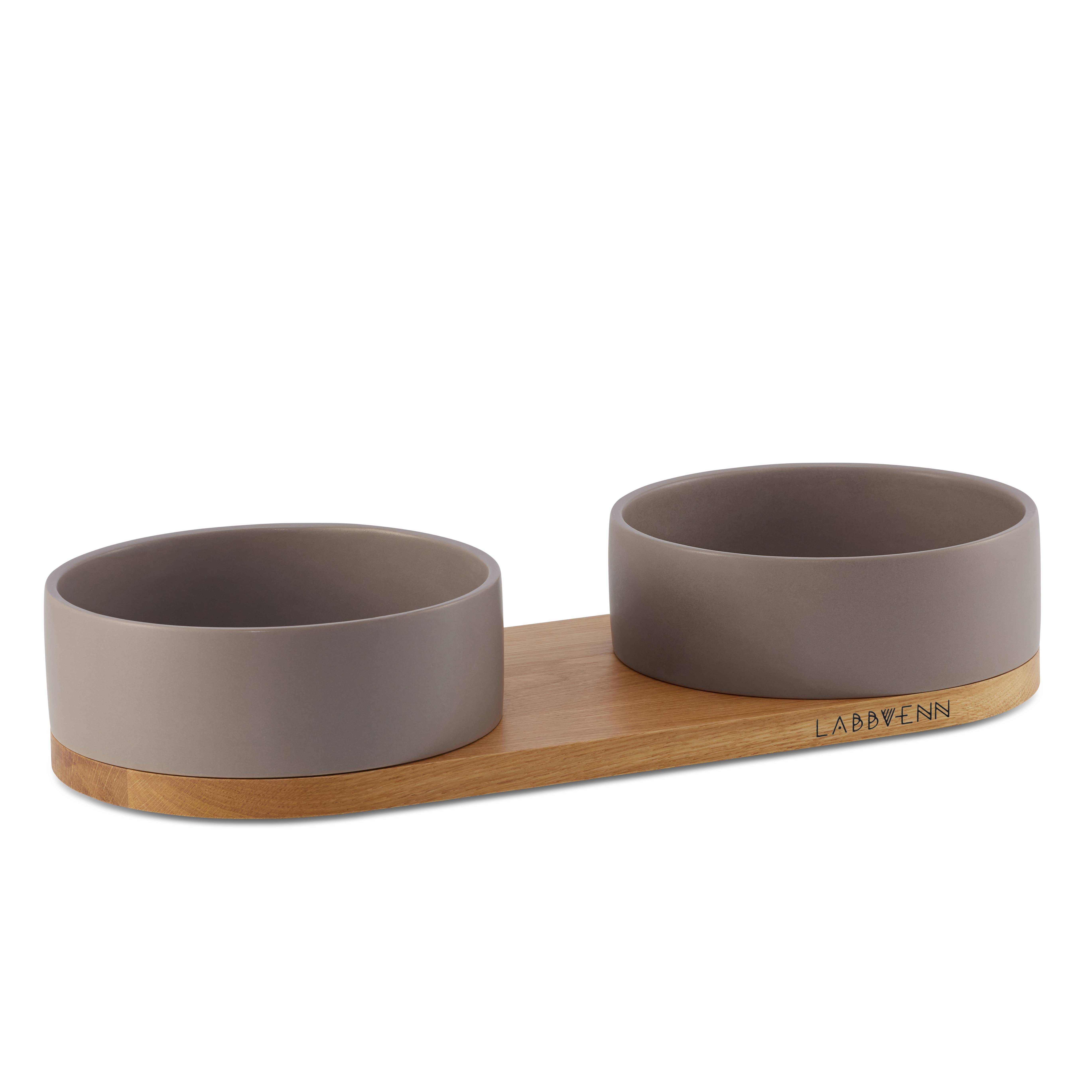 Labbvenn - Wholesale Drinkbak - Kat/Hond - Vuku keramische dubbele voerbak10