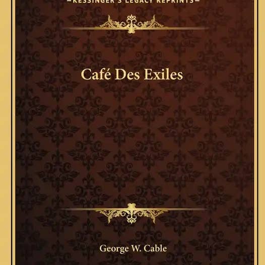 Books by splitShops - Wholesale Classics - Café Des Exiles - Paperback