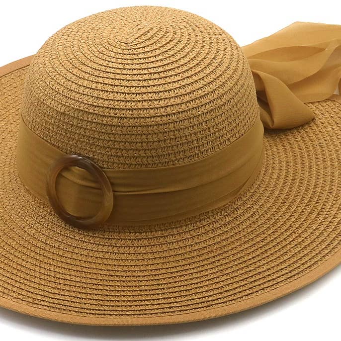 Y-C1.5 HAT1101-003-1 Sommarhatt brun för wholesale av Menga Trading