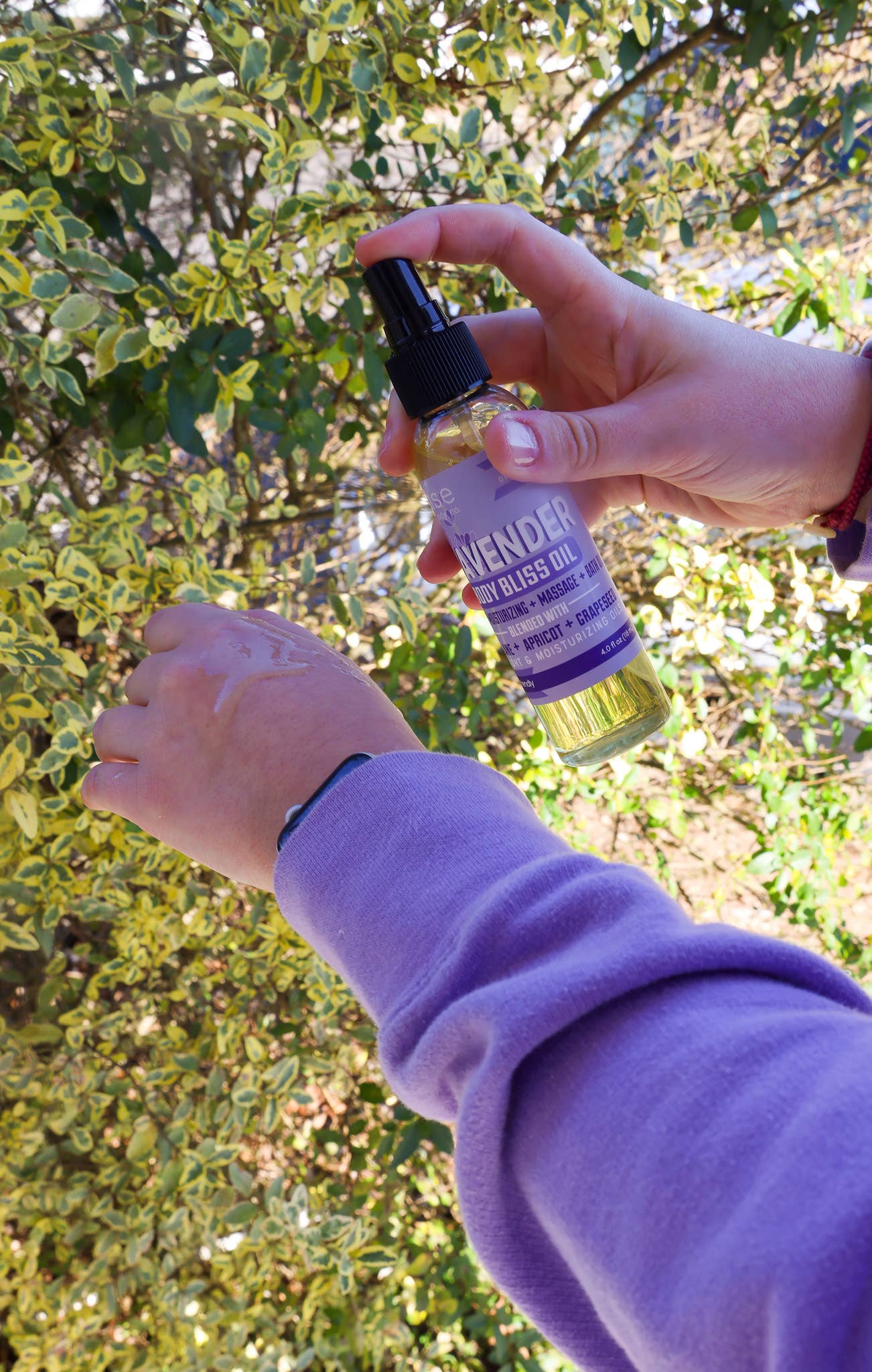 Rinse Bath Body Inc - Wholesale Bath/Body Oil - Body Bliss Oil - Lavender1