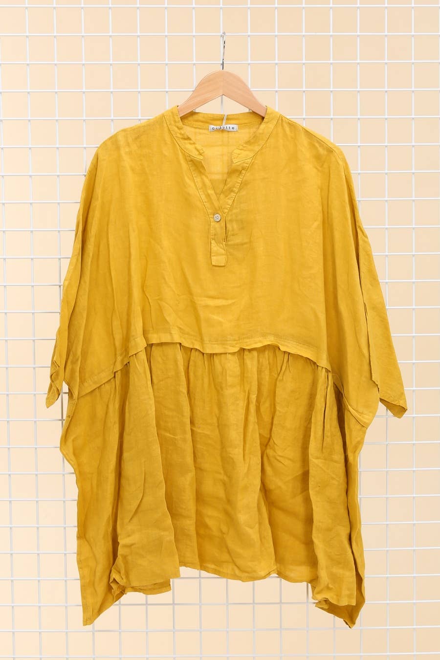 la maison des fibres naturelles - Venta al por mayor Túnica - Mujer - Túnica amplia de lino 68369 flora 100% TÚNICA DE LINO22