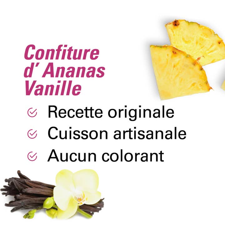 Ilanga Nature - Wholesale Jam/Jelly - Vanilla pineapple jam 220g2