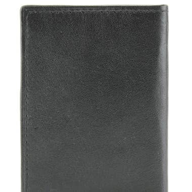 Leather Impressions Inc - Wholesale Pasjeshouder - Uniseks - Lamsvacht Slim Kaarthouder - Zwart1