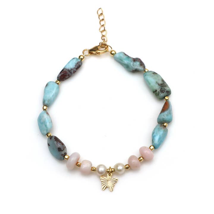 Pulsera de Cuentas de Piedras Preciosas Mixtas Exquisitas con Detalle de Oro Relleno para venta al por mayor de Fine Facets