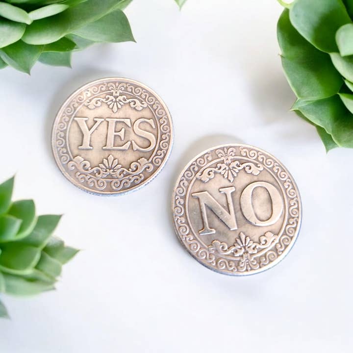 Lucky coin Yes/No for wholesale by Magic Moon