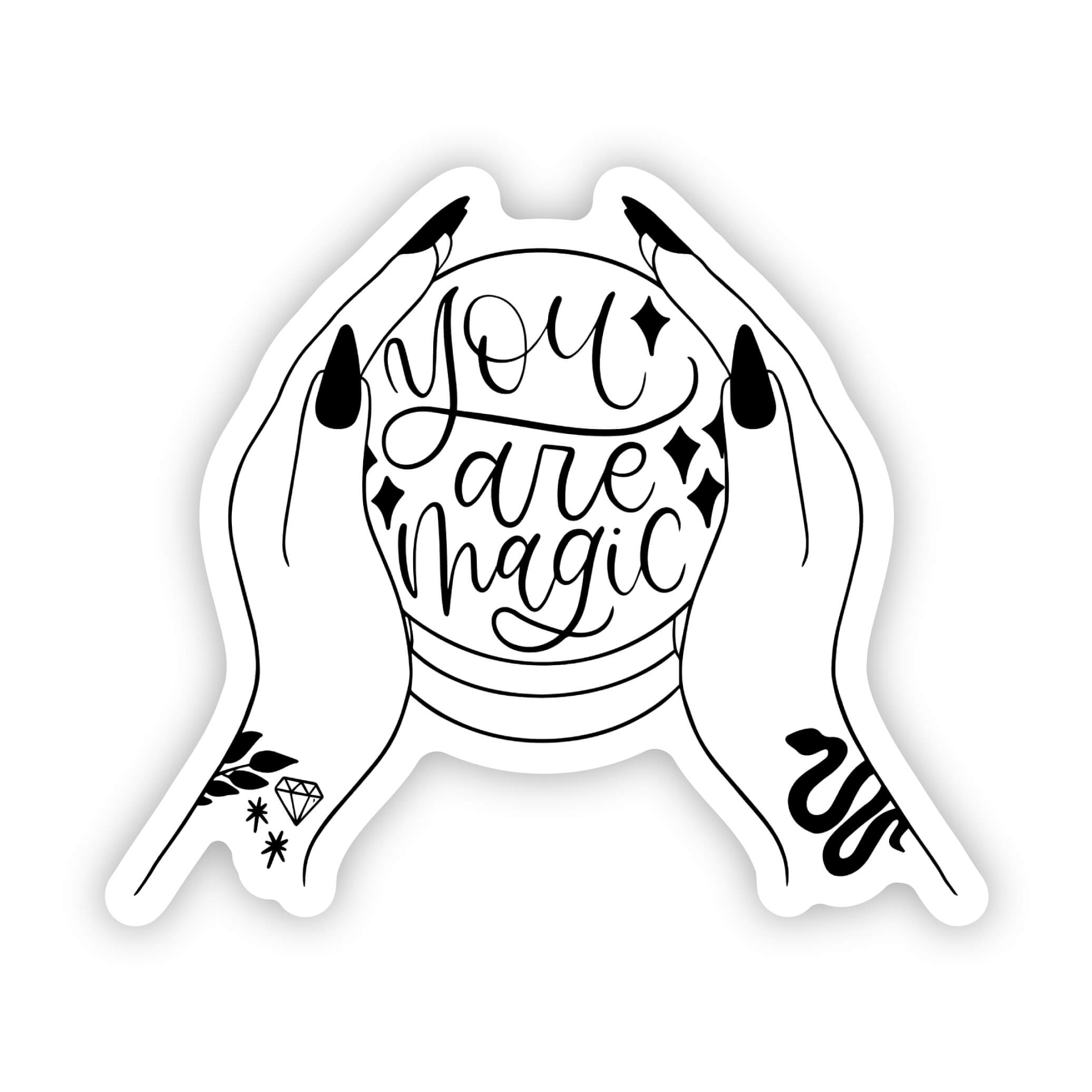 Big Moods - Wholesale Sticker - You Are Magic 8 Ball Sticker
