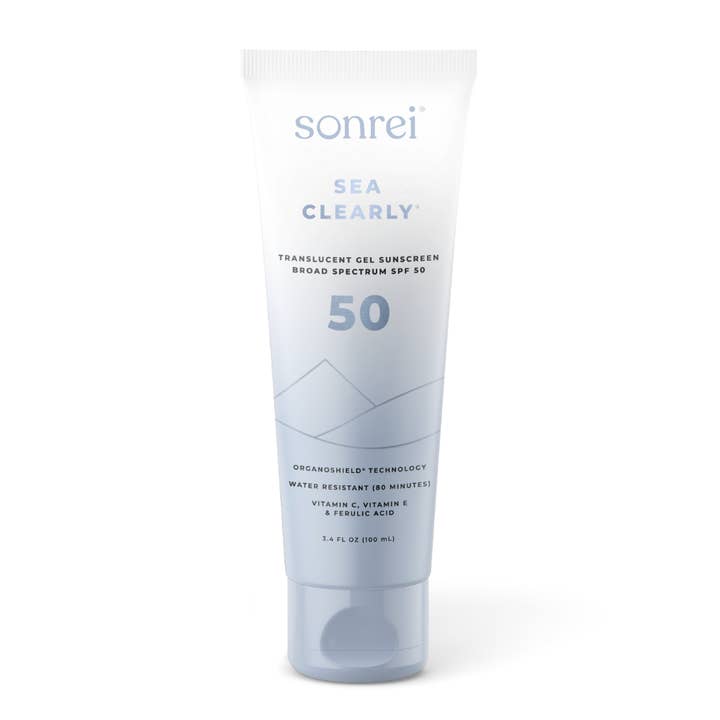 Sonrei Sea Clearly Translucent Gel Sunscreen SPF 50 for wholesale by Sonrei