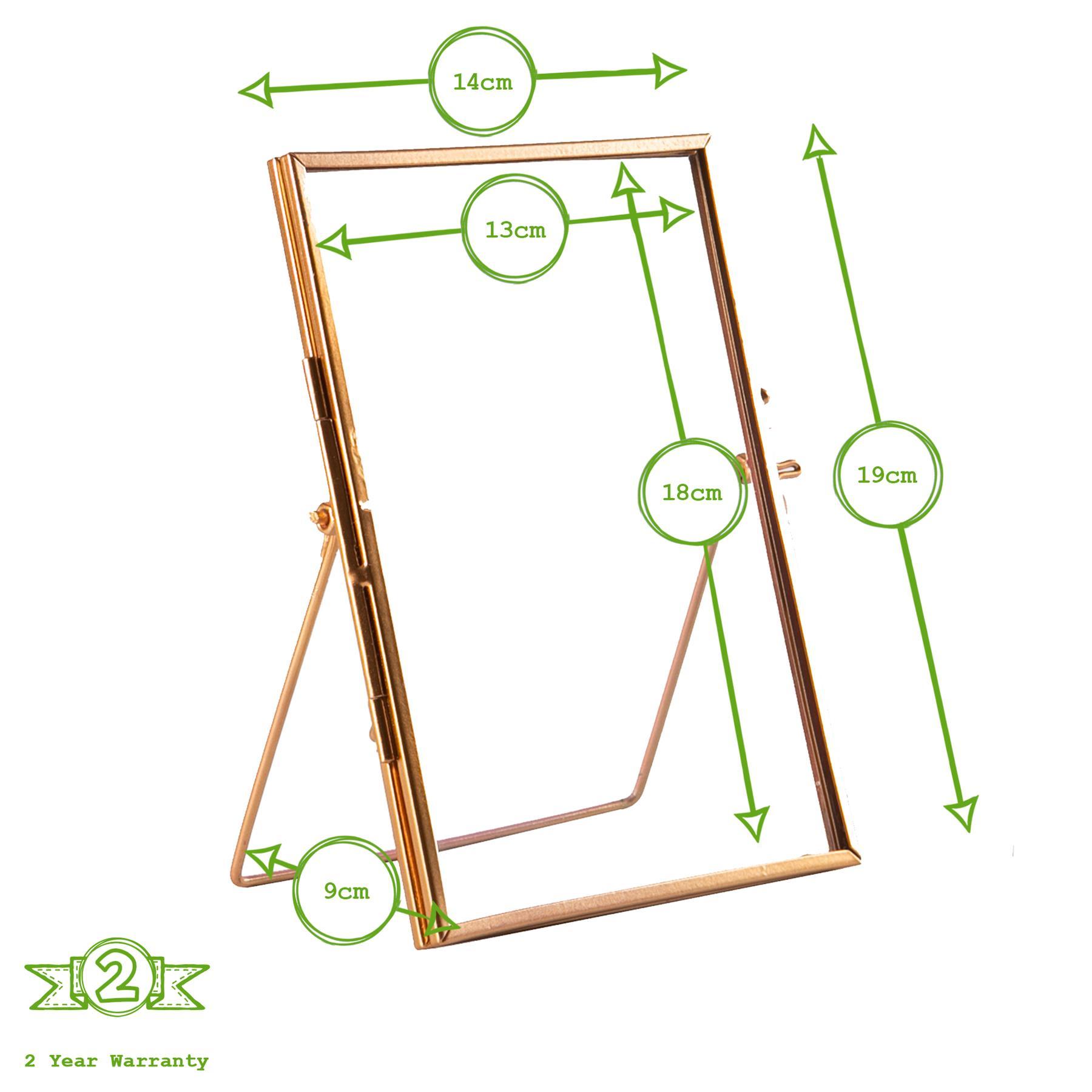 Rinkit Ltd – wholesale Picture frame – 5" x 7" Standing Metal Photo Frame - by Nicola Spring15