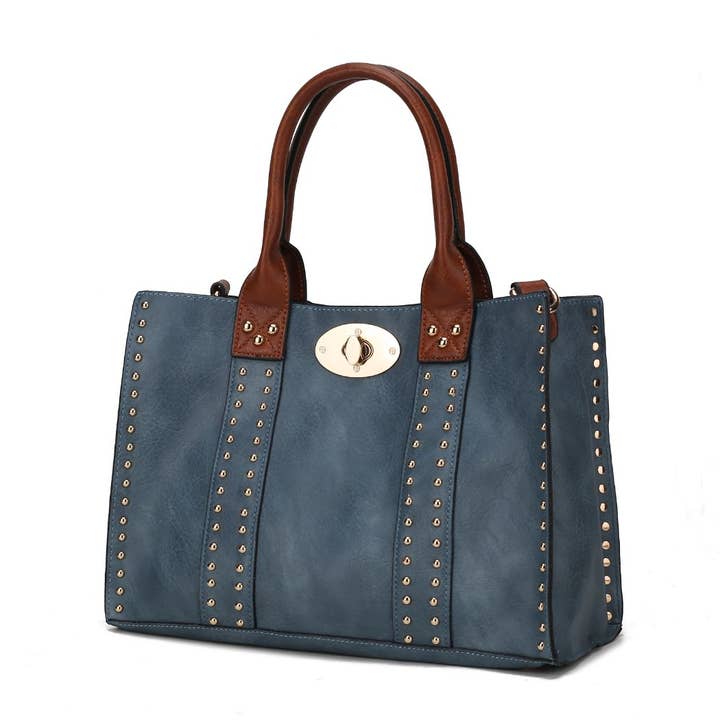 MKF Collection - Wholesale Satchel - Women's - Elissa 3 pc Set Satchel Handbag Vegan Leather Women by Mia K