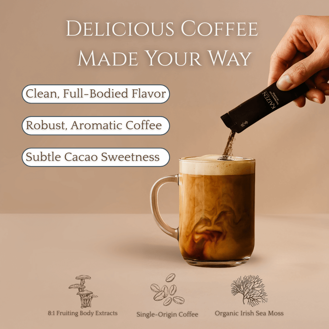 Kaizen - Wholesale Instant Coffee/Espresso - Signature Mushroom Coffee Blend2