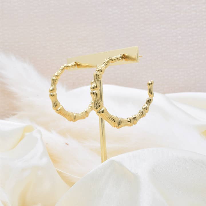 Kapyco - Wholesale Hoop Earrings - EARRING - BO100155OR1