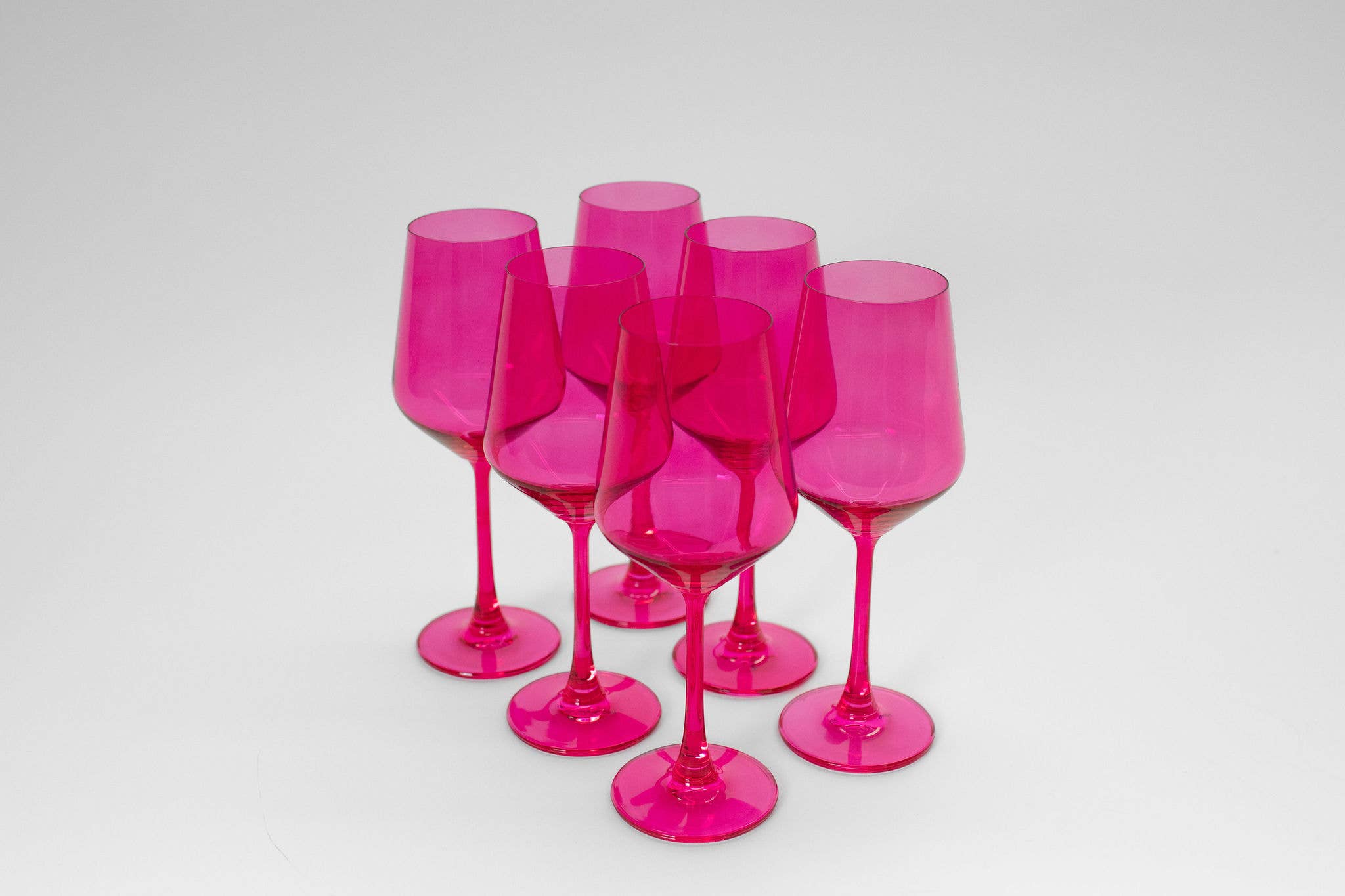 GlassHauseCo - Wholesale Wine Glass - Hot Hot Pink - Colored Wine Glass3