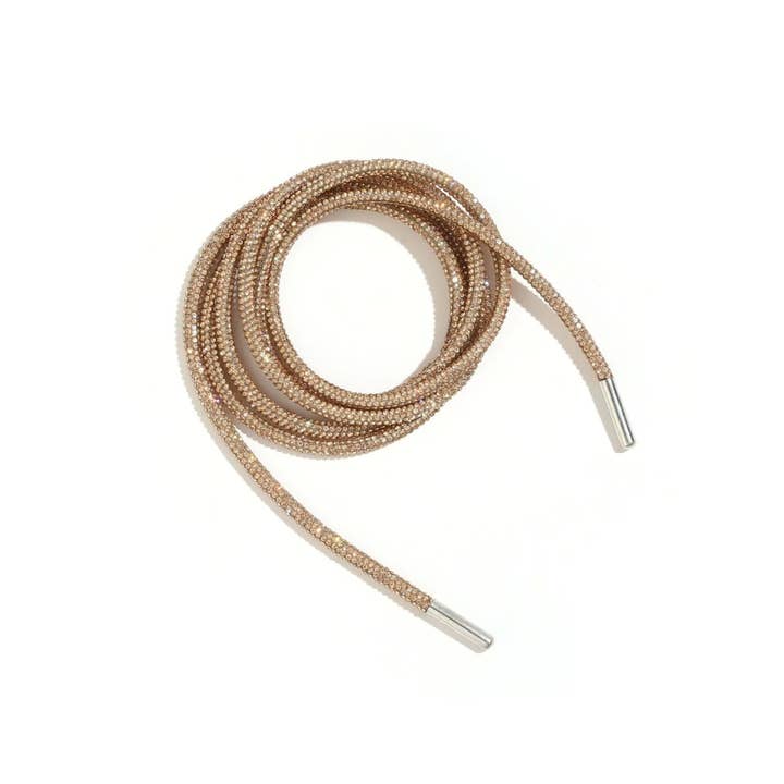 Ole - Wholesale Shoelaces - Women's - Rhinestone Round Tube Shoelace 120CM MIS1053