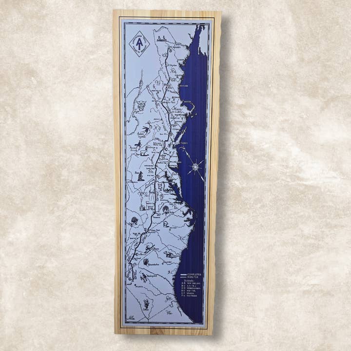 Personalizado: Mapa de Madeira Impresso *Panorâmico* Elevado por atacado de Fire & Pine