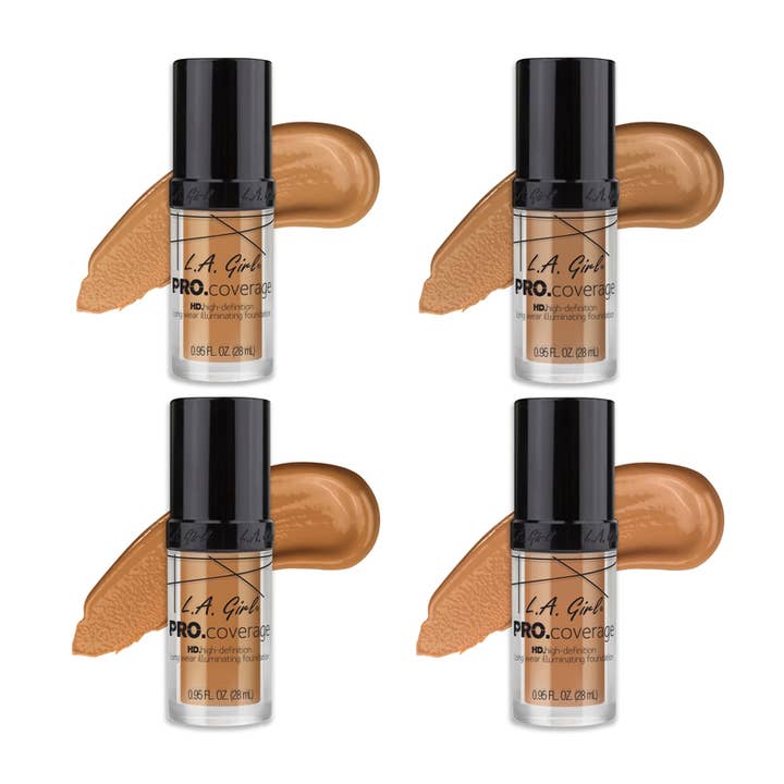 PINEAPPLE Beauty - Wholesale Foundation - LA Girl GCD253.1 Pro Coverage Foundation Display Set - 144pc3
