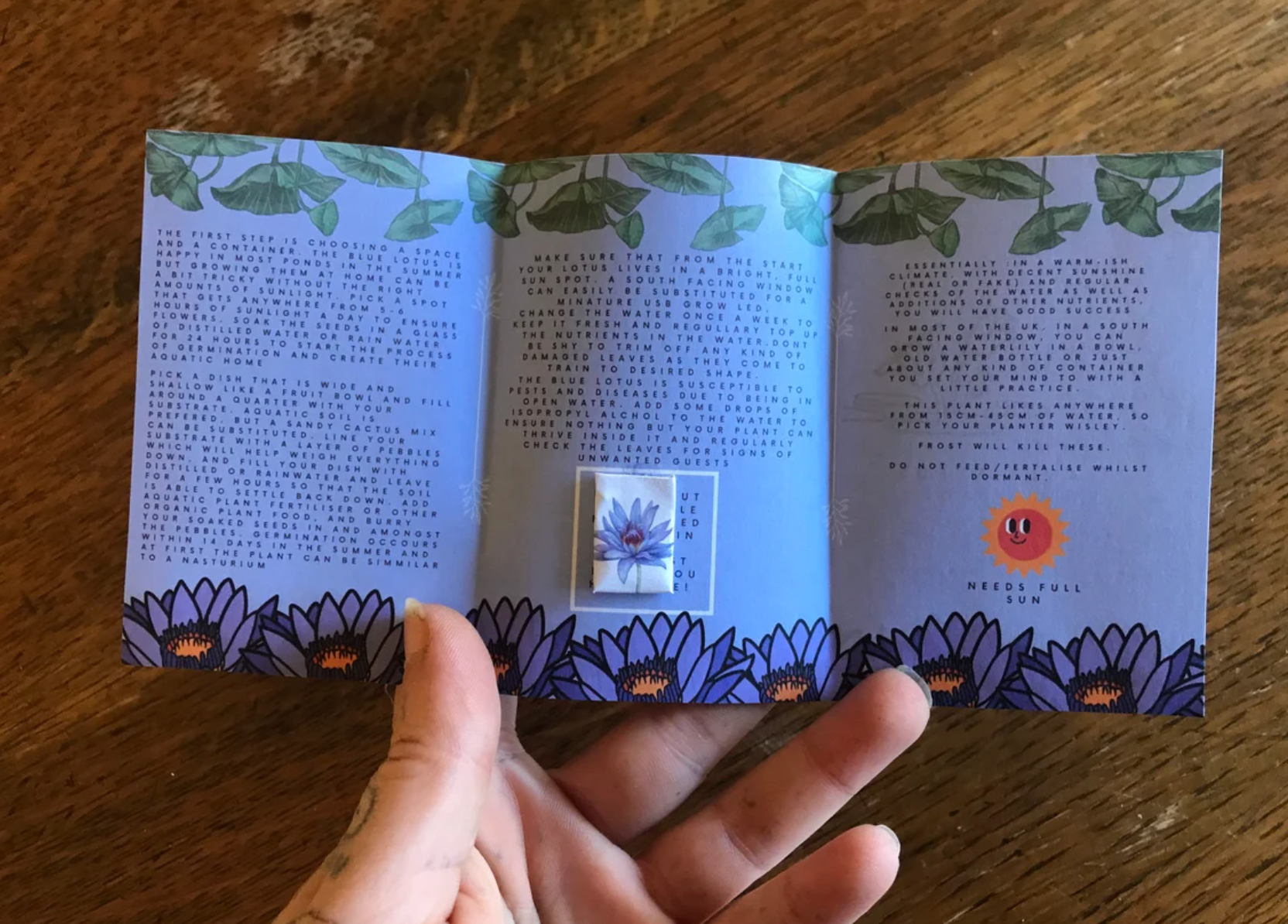 lotusleafaltars - Wholesale Plant Seeds - Easy Grow Blue Lotus Waterlily Seed Pack, Rare Aquatic Plant5