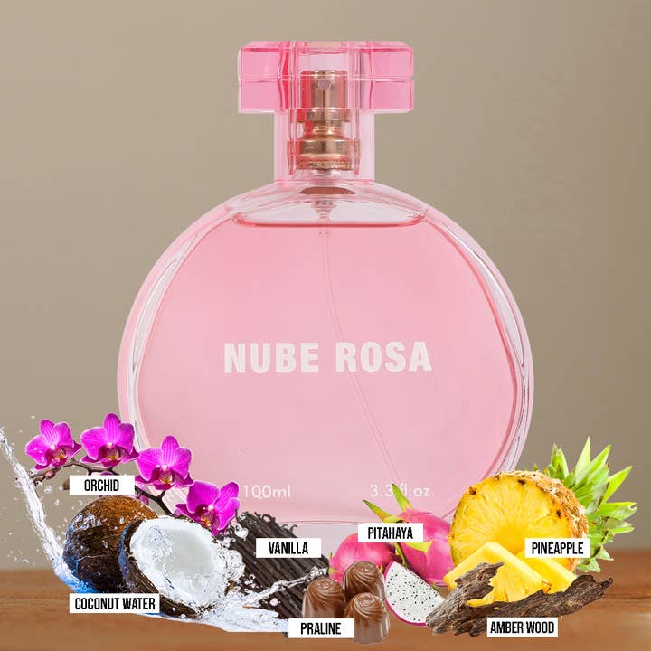 MYS Wholesale Inc - Wholesale Perfume/Eau de Toilette - Nube Rosa Natural Spray Perfume for Women