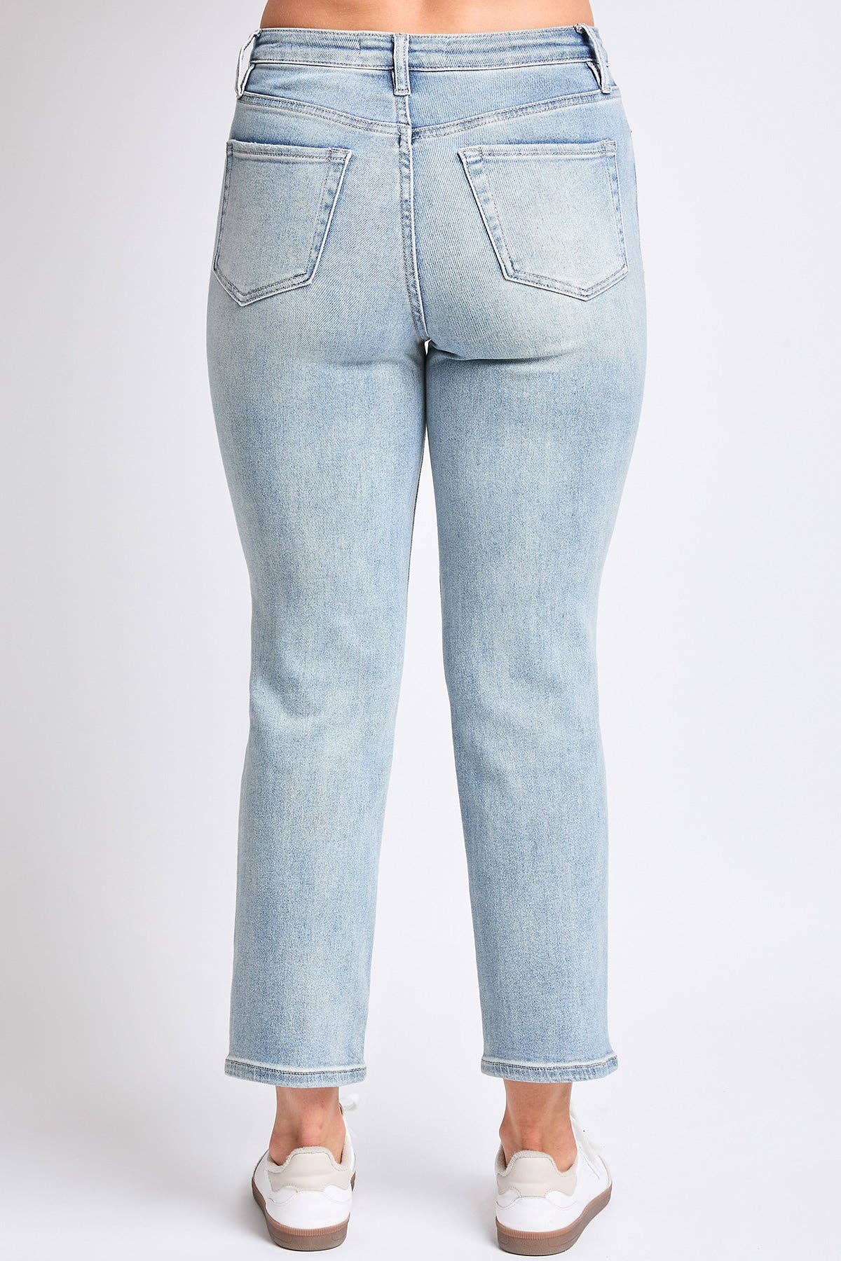 YMI - Wholesale Jeans - Women's - Luxe High Rise Vintage Stretch Straight Leg Jeans-P02716025