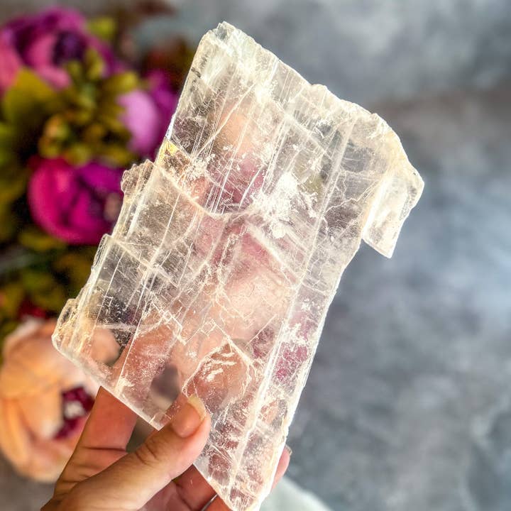 Mandala Gems - Wholesale Spiritual Stone/Crystal - Genuine Raw Selenite Specimens, Clear Selenite Crystals