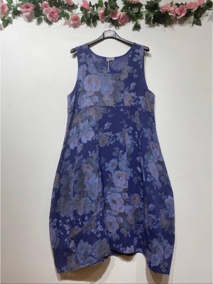 LINEN & COTTON HOUSE - Wholesale Dress - Women's - LINEN DRESS 322 SPRING SUMMER CLOTHING