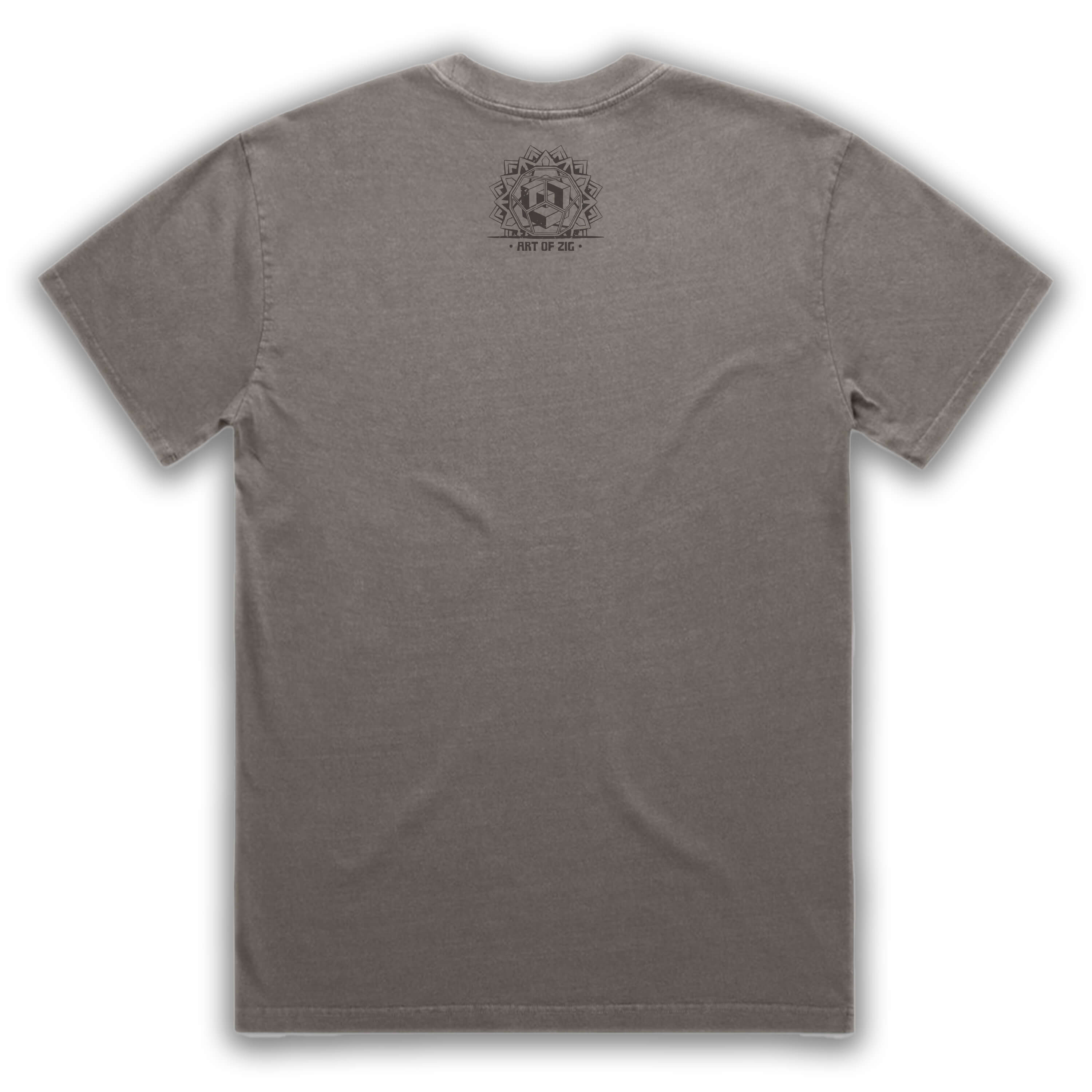 Art of Zig - Wholesale Screen printed t-shirt – unisex - FADING OF TIME Grey Heavy Faded T-Shirt3