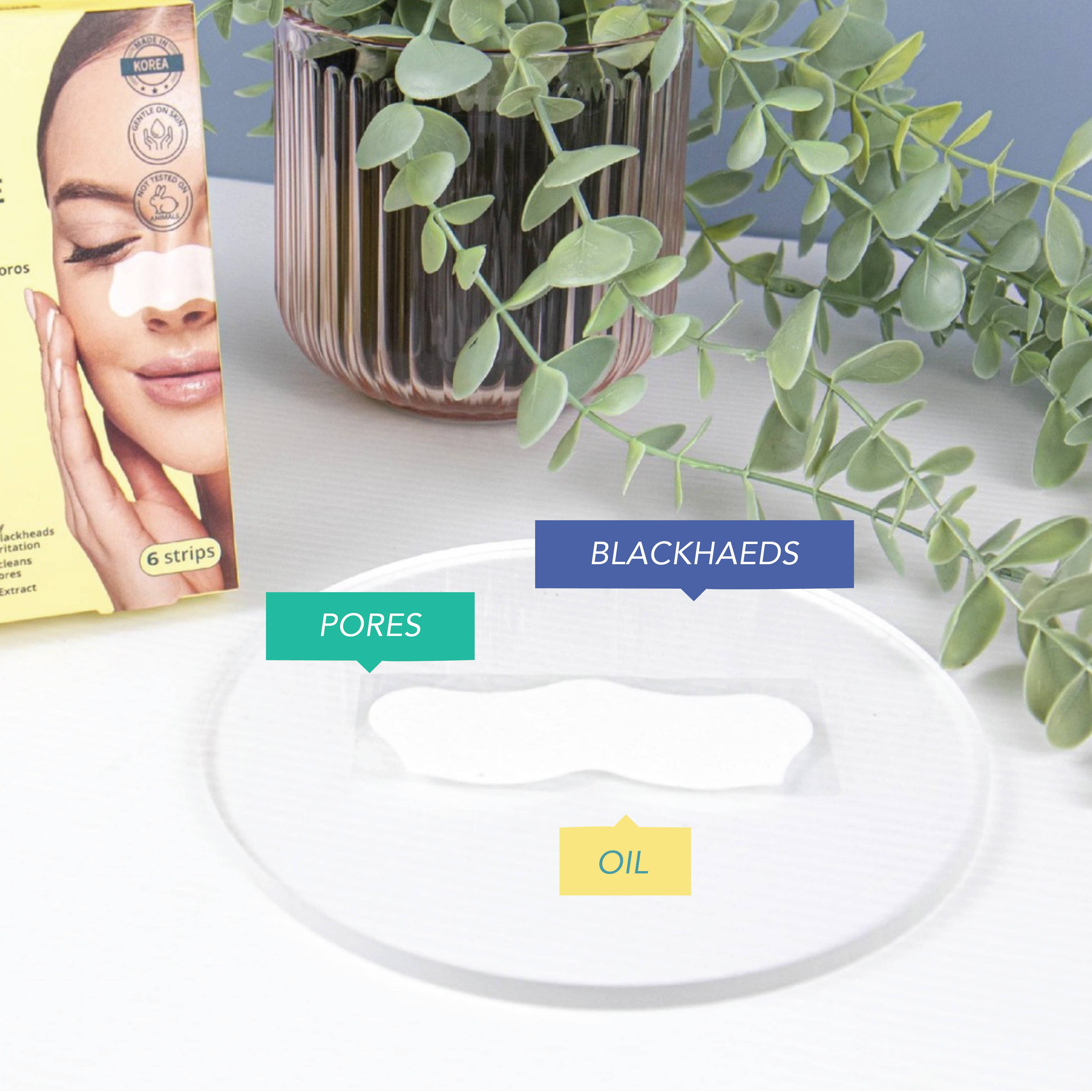 Dessin Studio - Vendita all'ingrosso Strisce per la pulizia dei pori - Strisce porose per affinare i pori ODB, 6 strisce2