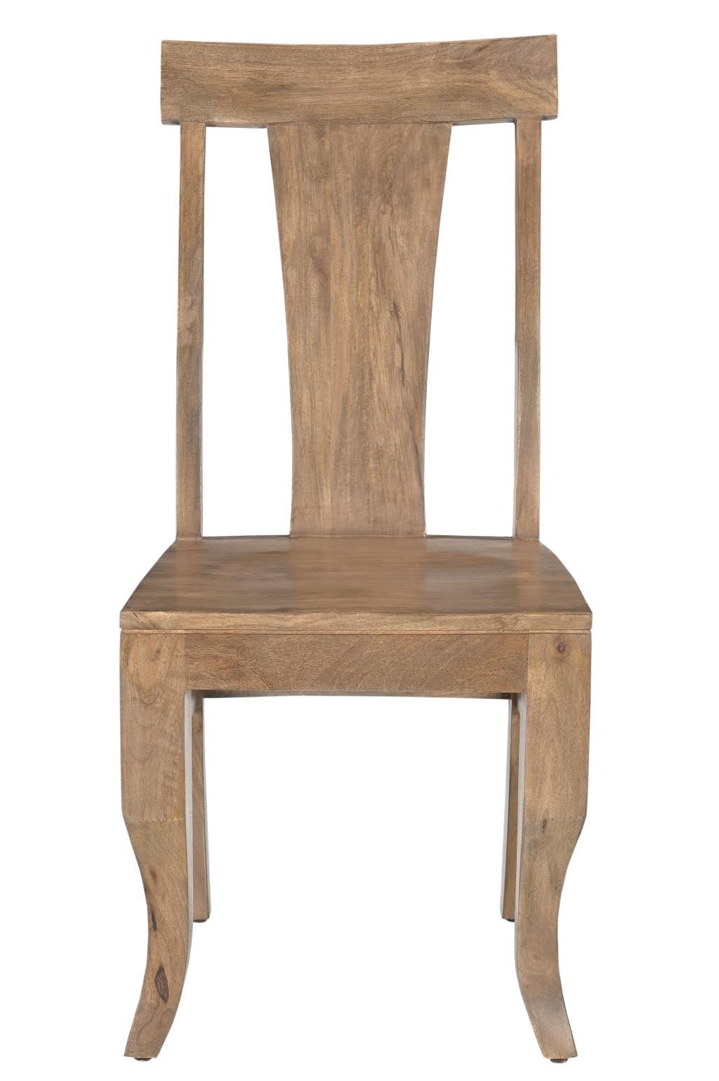 HomeRoots - Venta al por mayor Sillas - Juego de dos sillas de comedor laterales de madera maciza marrón con respaldo de listones5