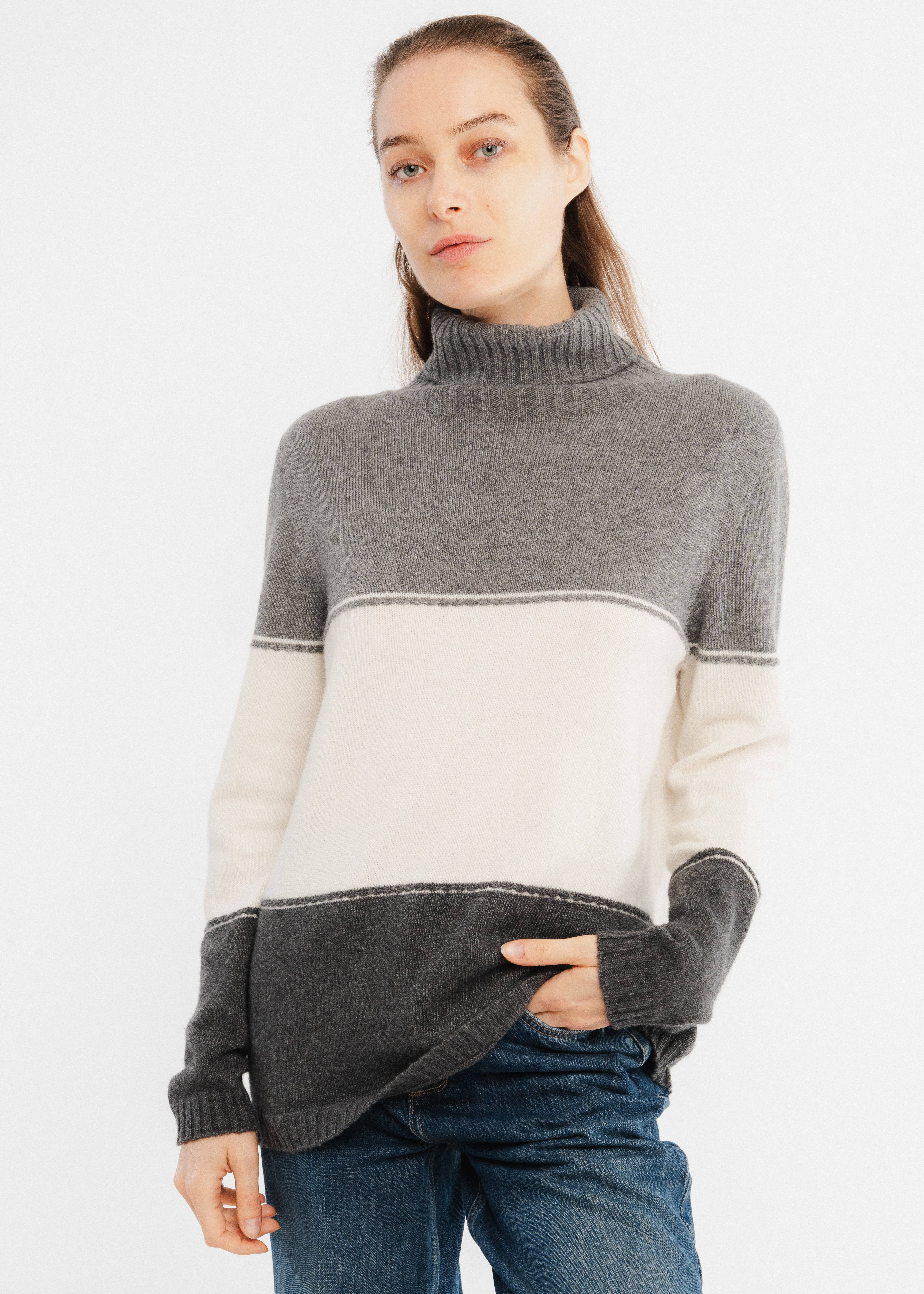 JULIA PARIS – wholesale Pullovertröja - Dam – Kashmir- och ullpolo.1