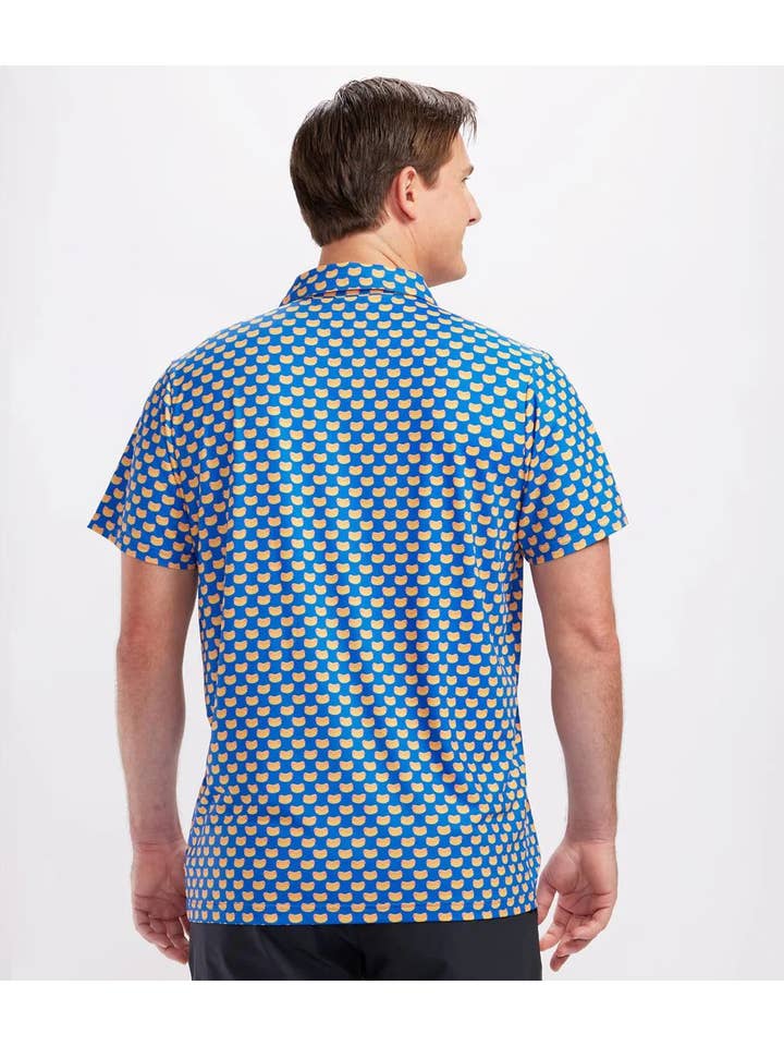 Tipsy Elves - Wholesale Polo - Men's - Drives for Dogs Golf Polo Shirt - Men's Hot Dog Golf Apparel