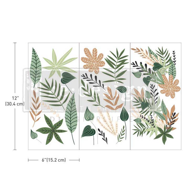 Small Furniture Transfers Greenery House 3 sheets 6"x12" for wholesale by Redesign with Prima