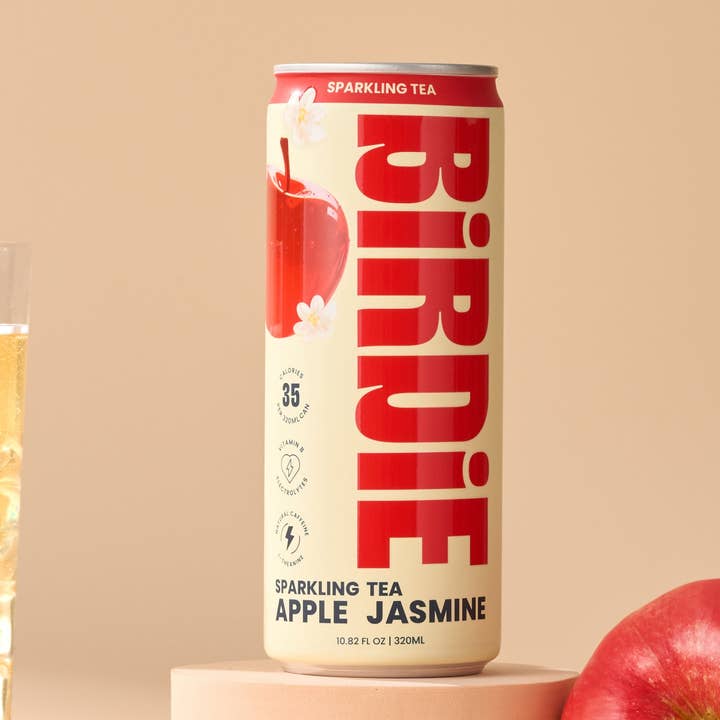 Birdie Sparkling Tea - Vente Eau gazeuse - Thé Pétillant Pomme Jasmin - Pack de 120
