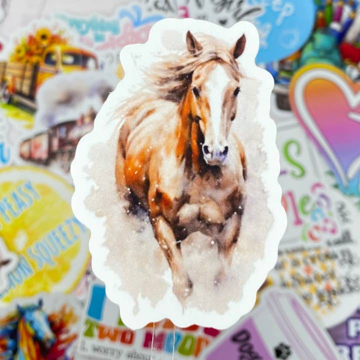 Decalque Die Cut - Classic Horse por atacado de KL Design Works