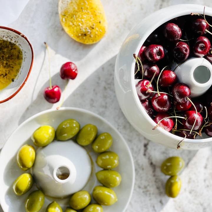 The Olive Boat and Cherry Bowl Bundle for wholesale by corico