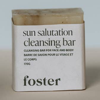 Barre nettoyante Sun Salutations pour la vente par Foster Skincare