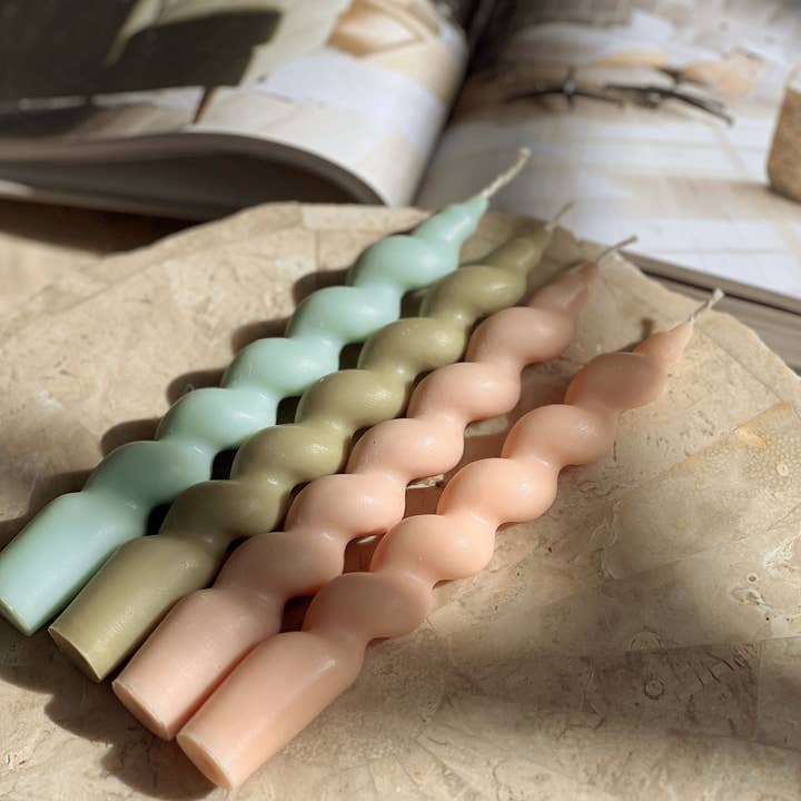 CandlesCo Australia - Wholesale Tapered candle/candlestick - Spiral Taper Candle1