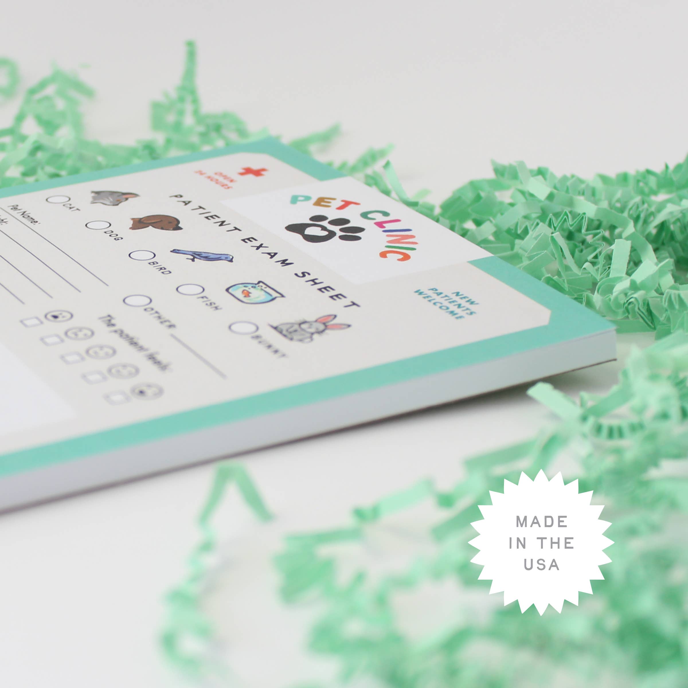 Inklings Paperie - Vendita all'ingrosso Bloc notes - Inklings Tiny Town™ Blocco per Appunti da Gioco - Clinica per Animali Domestici4