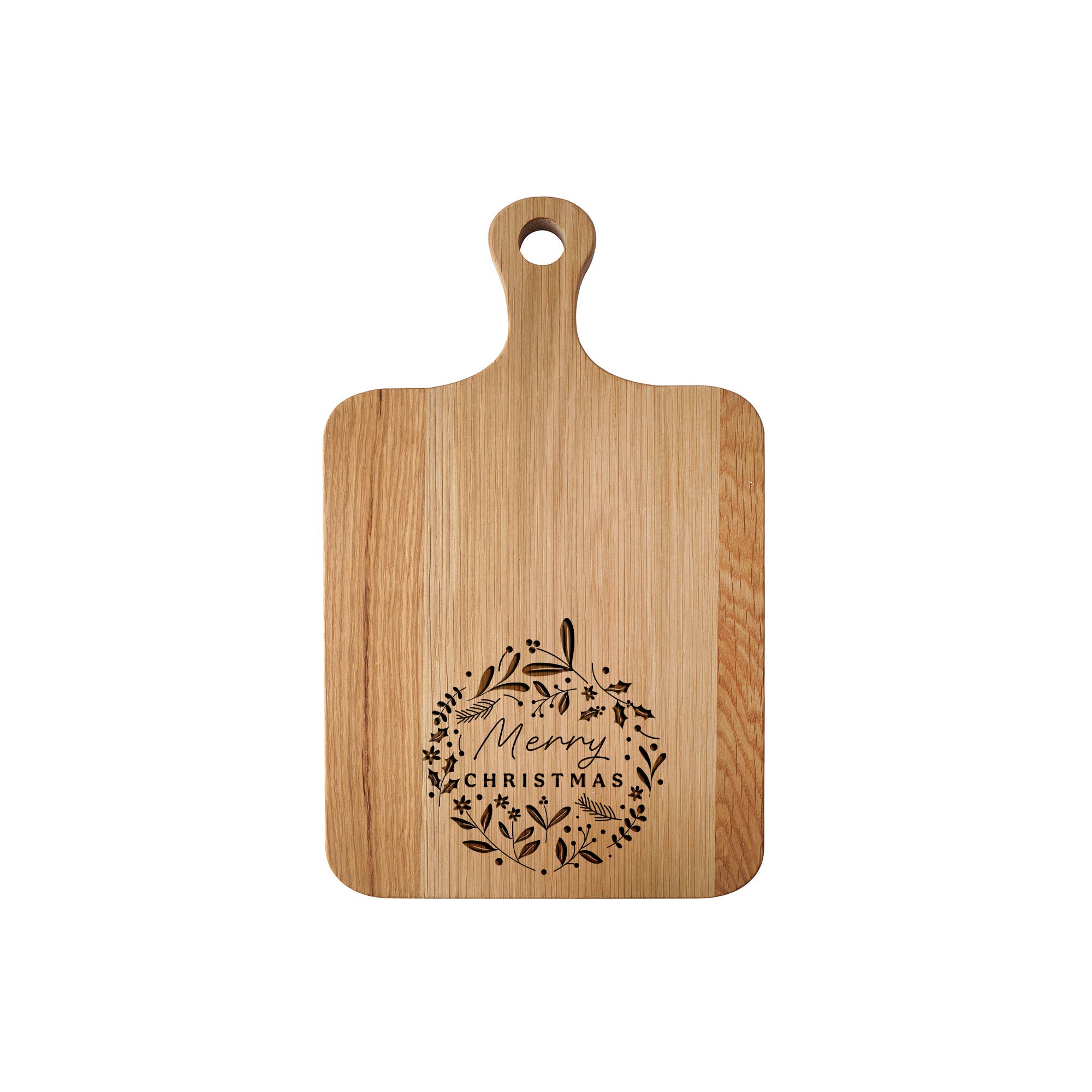CGB Giftware – wholesale Cheese board – Oak Cheeseboard 'Merry Christmas'1